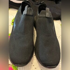 Black Slip-On Men's Shoes
